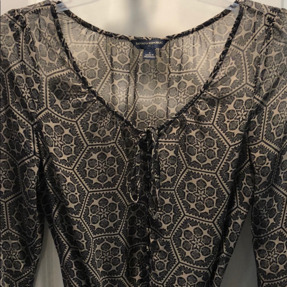 BANANA REPUBLIC Summer Dress with Sleeves